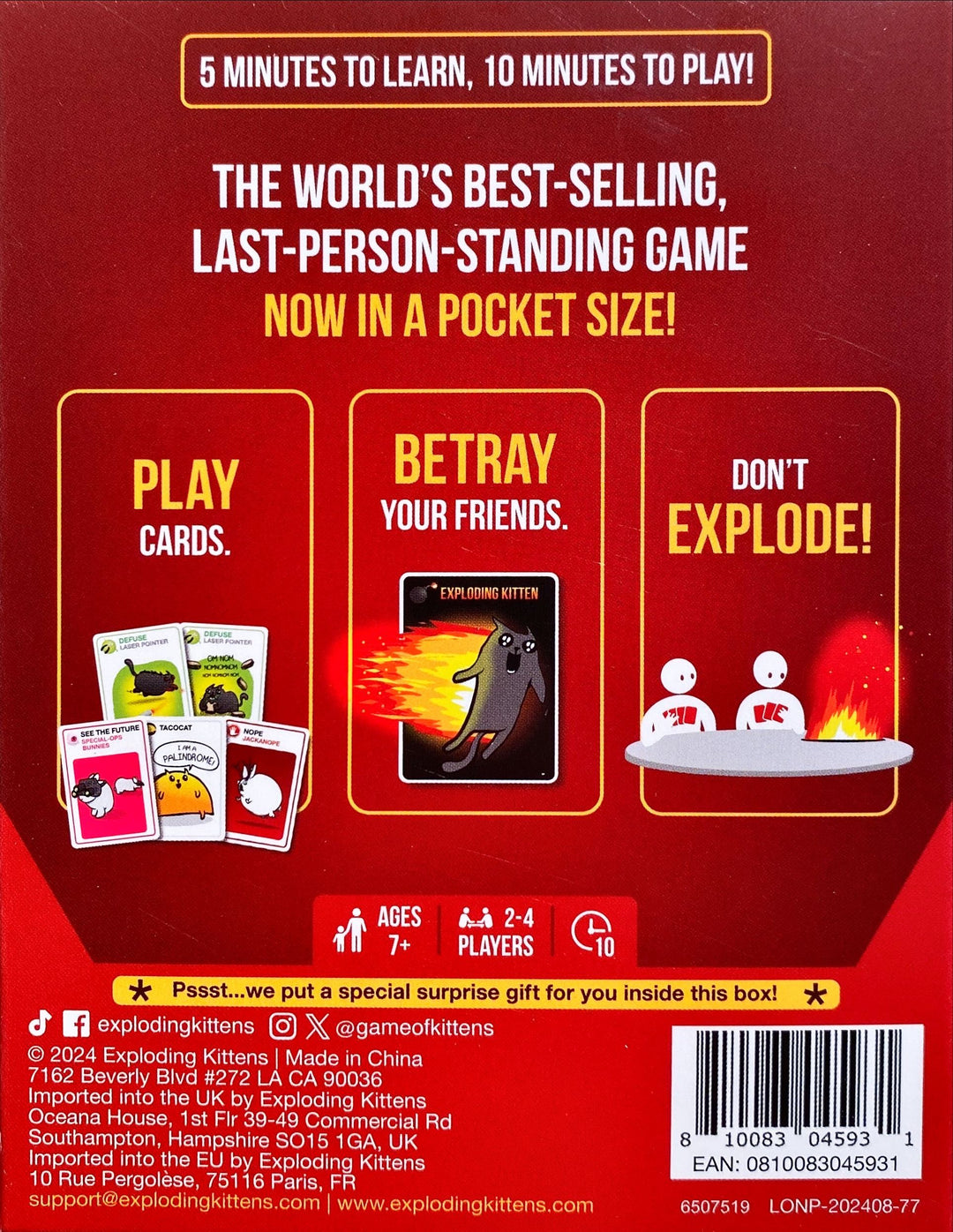 Exploding Kittens: Grab & Game (EN)