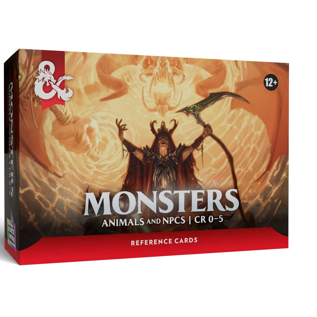 Dungeons & Dragons RPG: Reference Cards - Monsters - Animals & NPCs - CR 0-5 (EN)