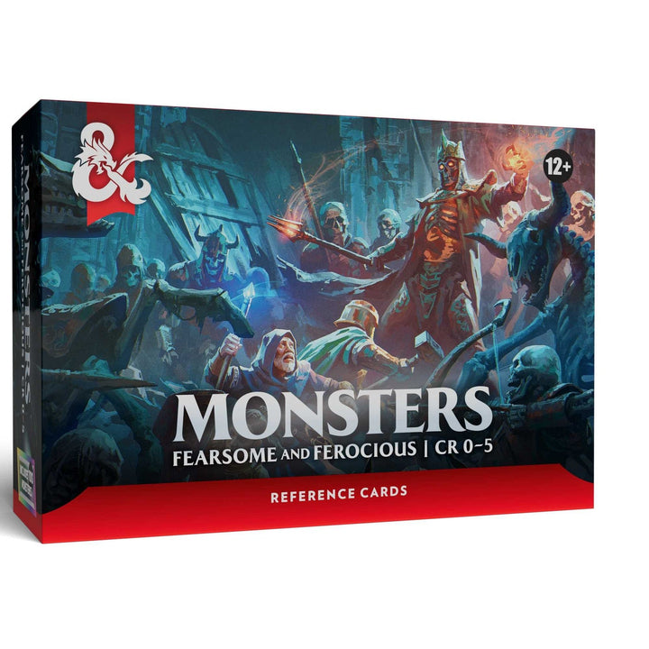 Dungeons & Dragons RPG: Reference Cards - Monsters - Fearsome and Ferocious - CR 0-5 (EN)