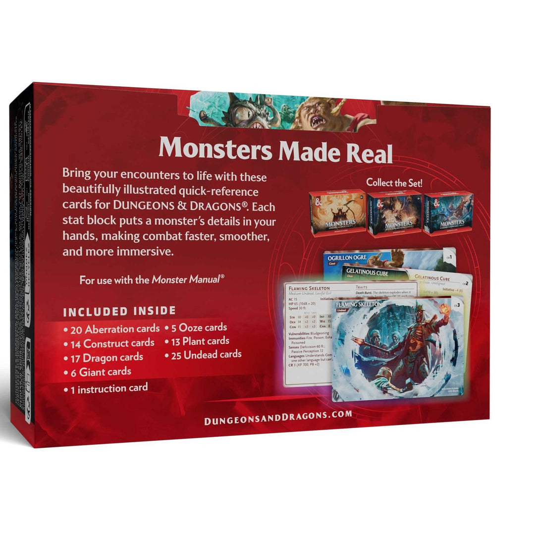 Dungeons & Dragons RPG: Reference Cards - Monsters - Fearsome and Ferocious - CR 0-5 (EN)