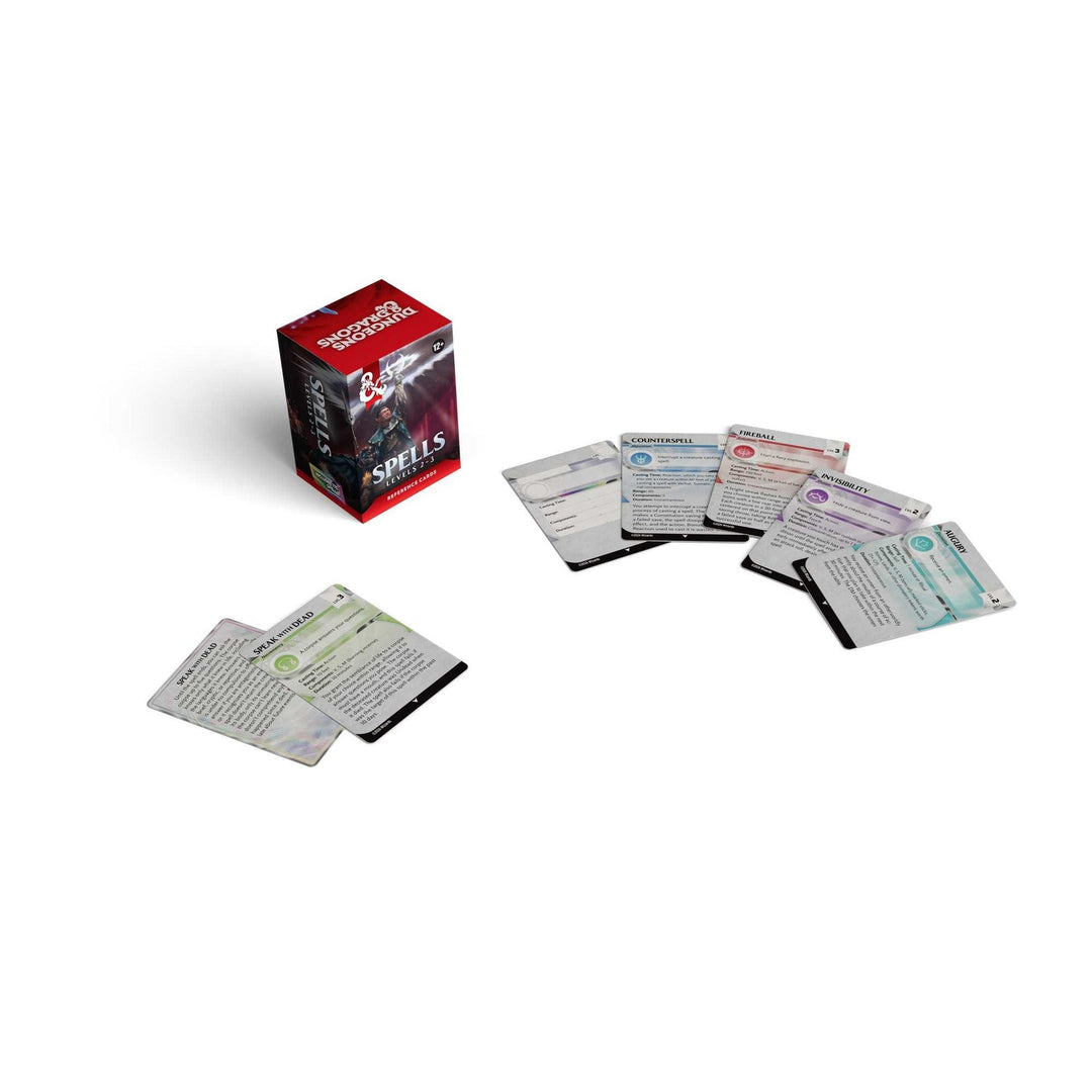 Dungeons & Dragons RPG: Reference Cards - Spells - Levels 2–3 (EN)