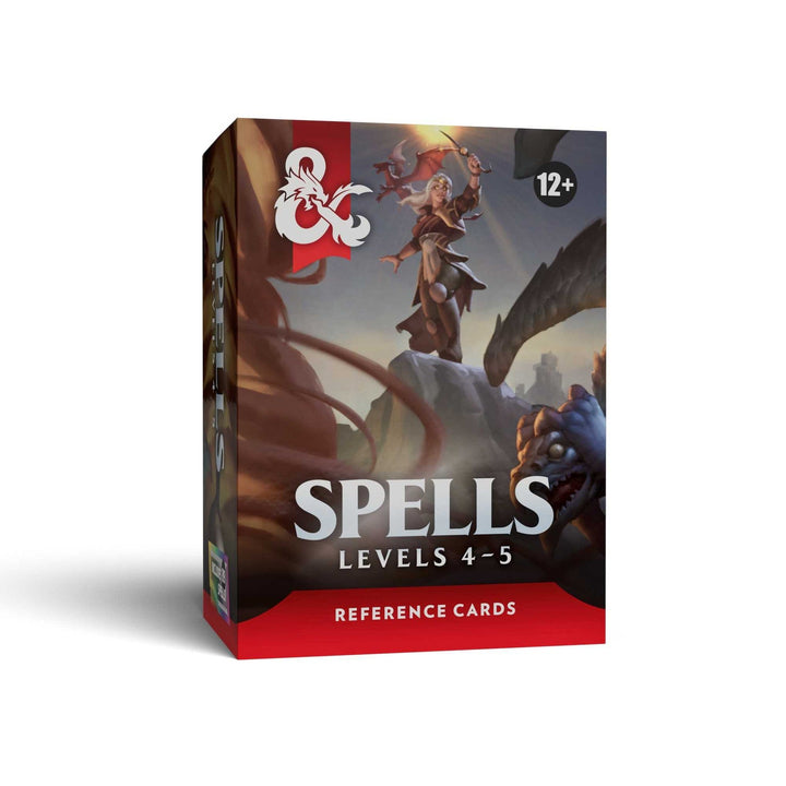 Dungeons & Dragons RPG: Reference Cards - Spells - Levels 4–5 (EN)
