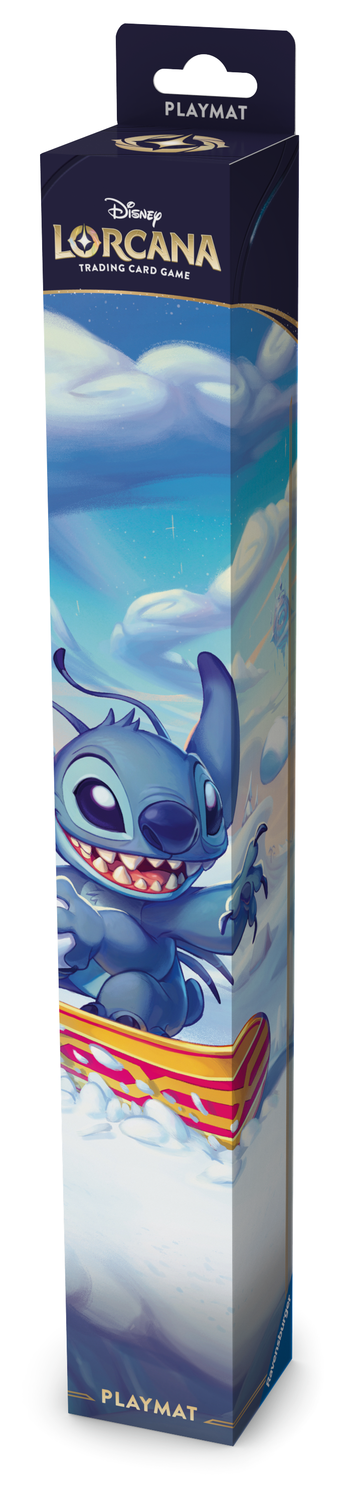 Playmat: Disney Lorcana - Hyperia City - Stitch Snowboarding