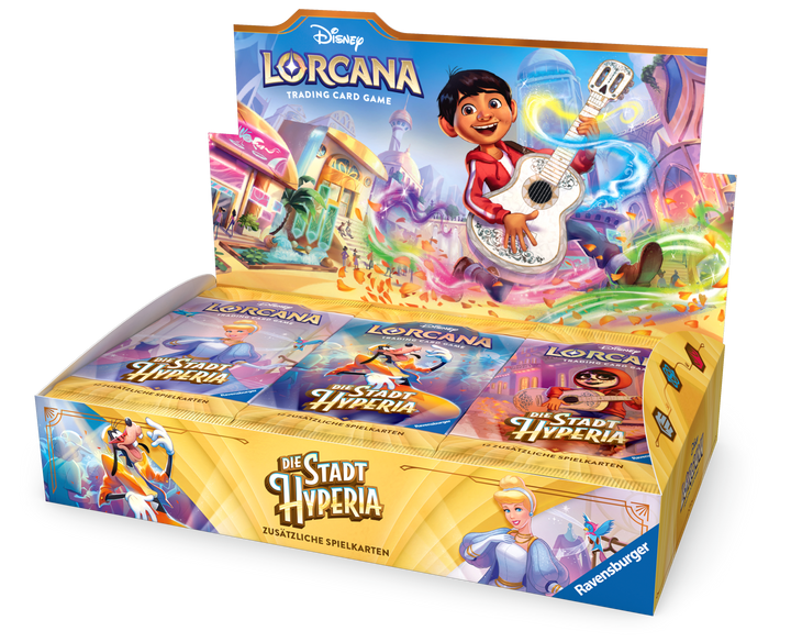 Disney Lorcana: Die Stadt Hyperia - Booster Display (24 Boosters) (DE)
