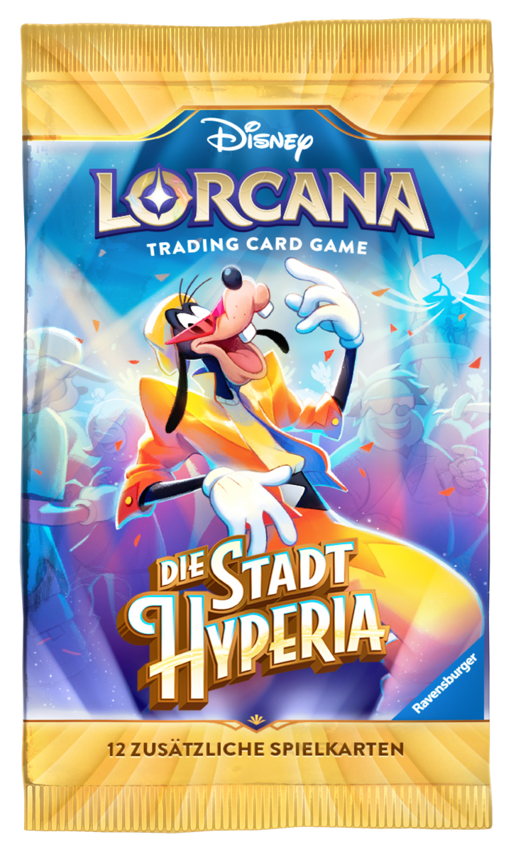 Disney Lorcana: Die Stadt Hyperia - Booster Display (24 Boosters) (DE)