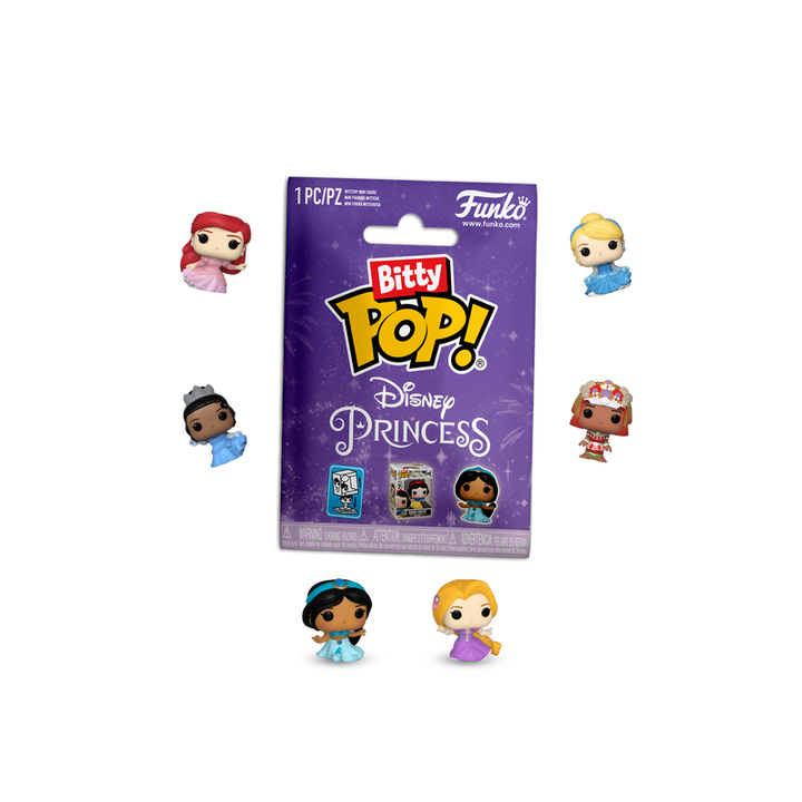 Blind Box: Mystery Bitty POP! - Disney Princess - Vinyl Figures