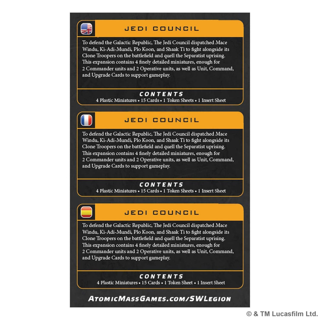 Star Wars: Legion - Jedi Council Commander (EN/DE/FR/ES)