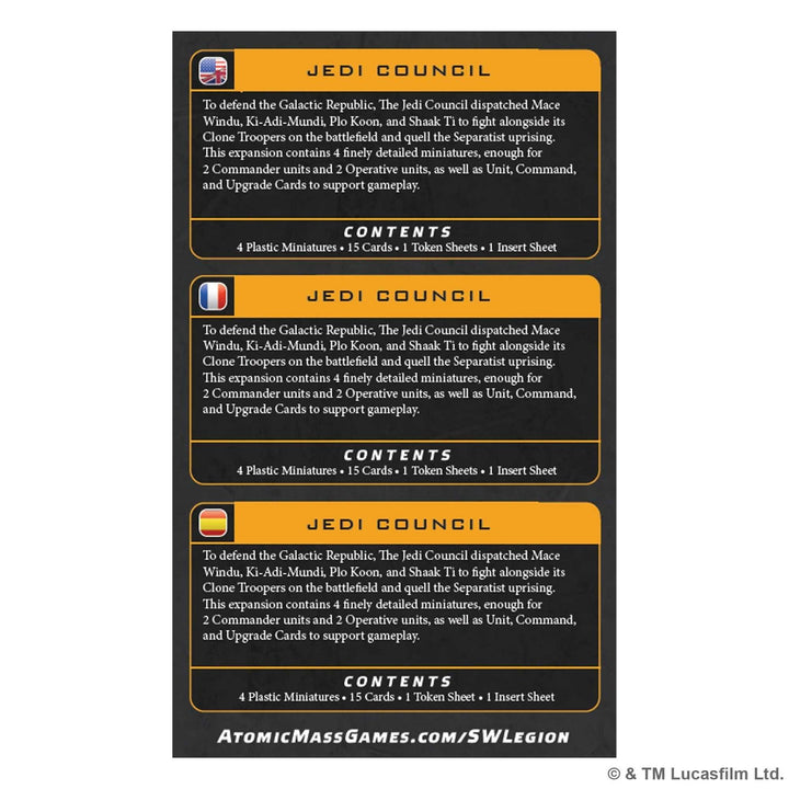 Star Wars: Legion - Jedi Council Commander (EN/DE/FR/ES)