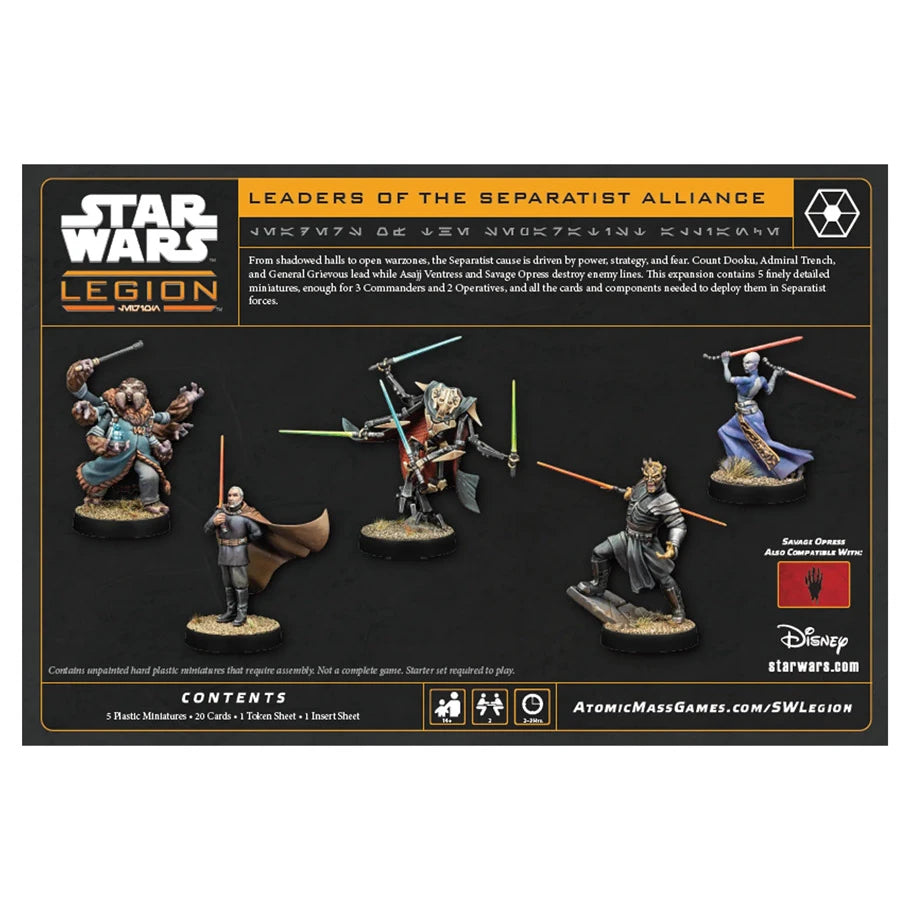 Star Wars: Legion - Leaders of the Separatist Alliance (EN/DE/FR/ES)