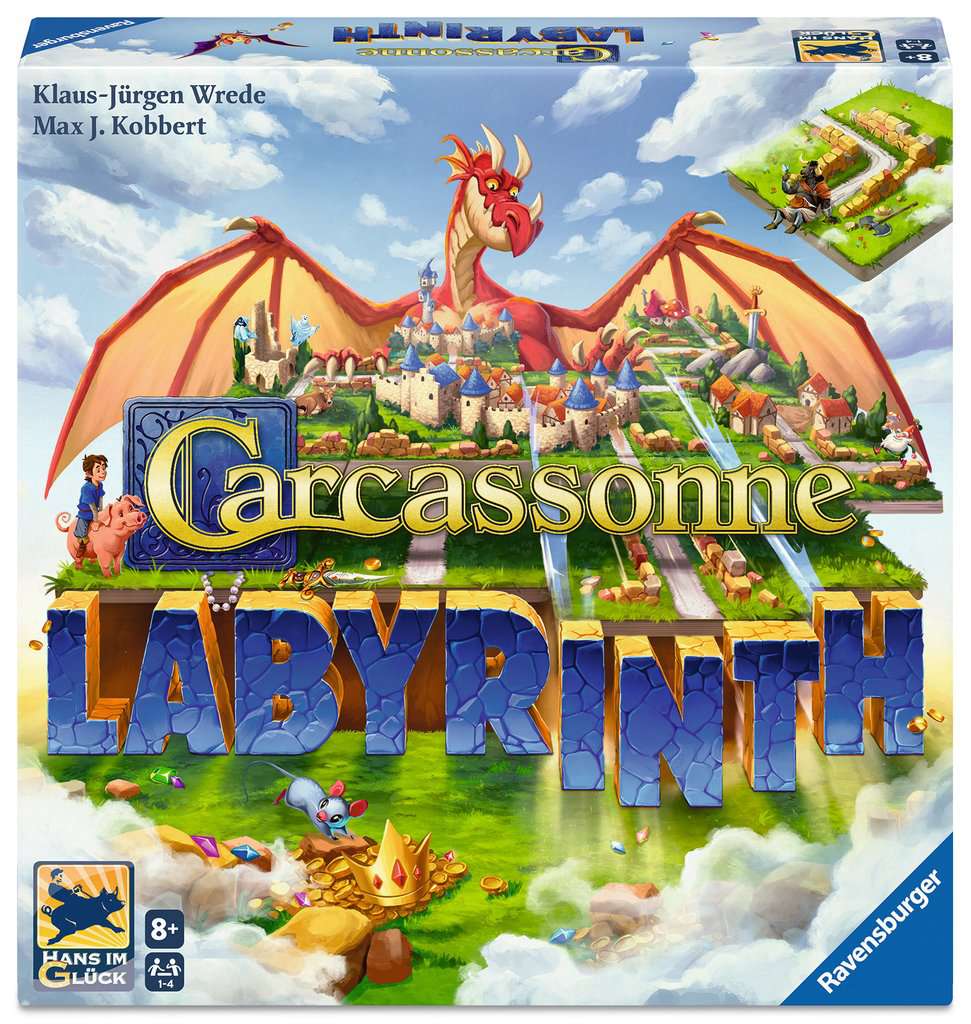 Carcassonne Labyrinth (DE/EN/FR/IT)