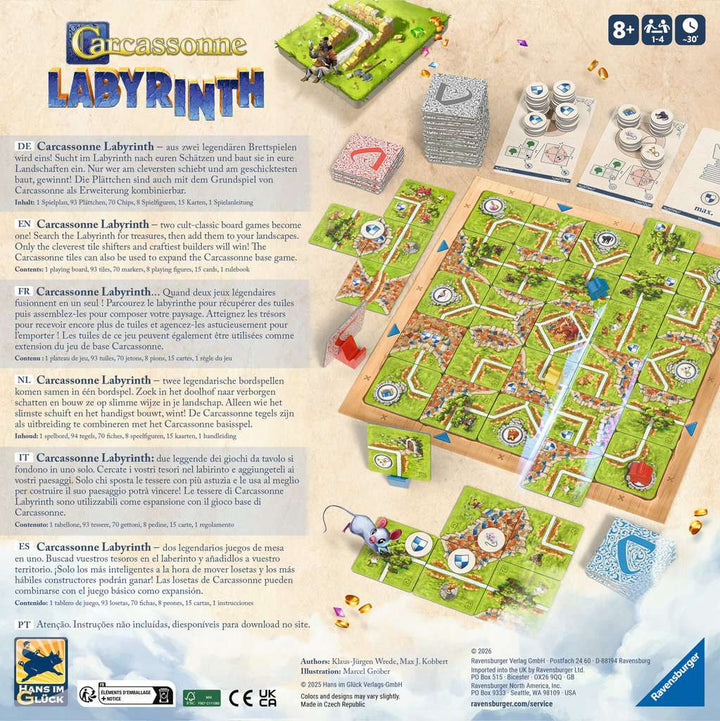 Carcassonne Labyrinth (DE/EN/FR/IT)