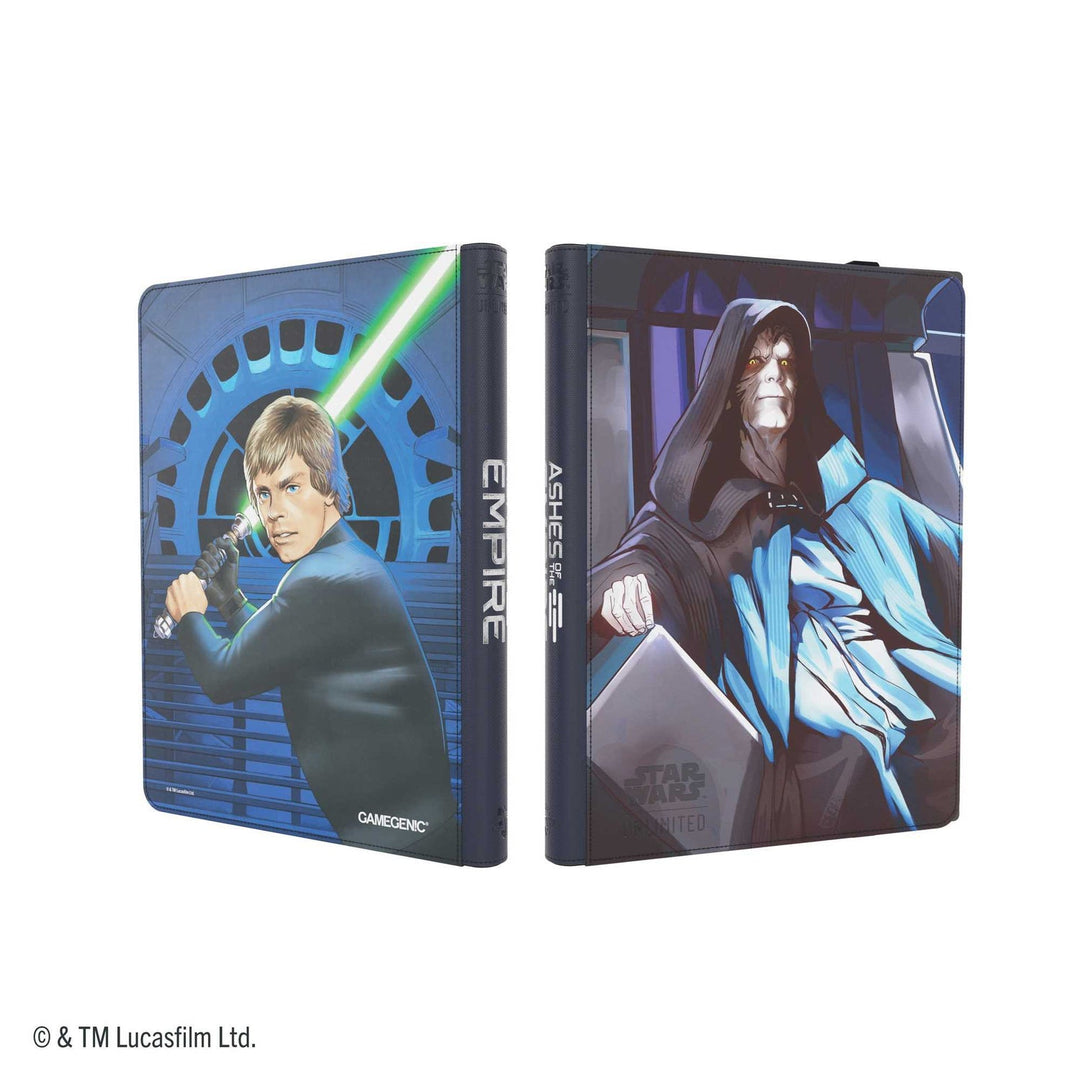 Album: Star Wars Unlimited - Zip-Up - 18-Pocket - Jedi Luke Skywalker & Emperor Palpatine