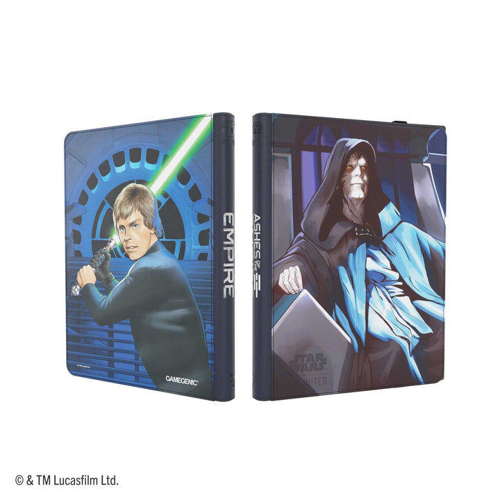 Album: Star Wars Unlimited - Zip-Up - 18-Pocket - Jedi Luke Skywalker & Emperor Palpatine