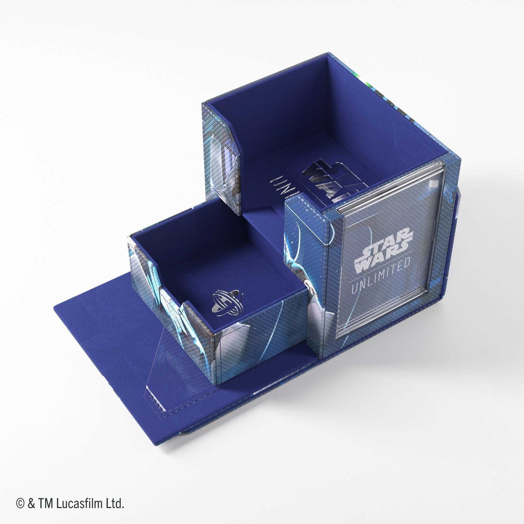 Deck Box: Star Wars Unlimited - Deck Pod - Jedi Luke Skywalker & Emperor Palpatine