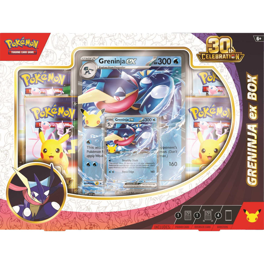 Pokémon TCG: 30th Celebration - ex Box - Greninja (EN)