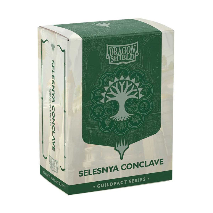 Art Sleeves: Dragon Shield - Dual Matte – Guildpact Series - Selesnya Conclave