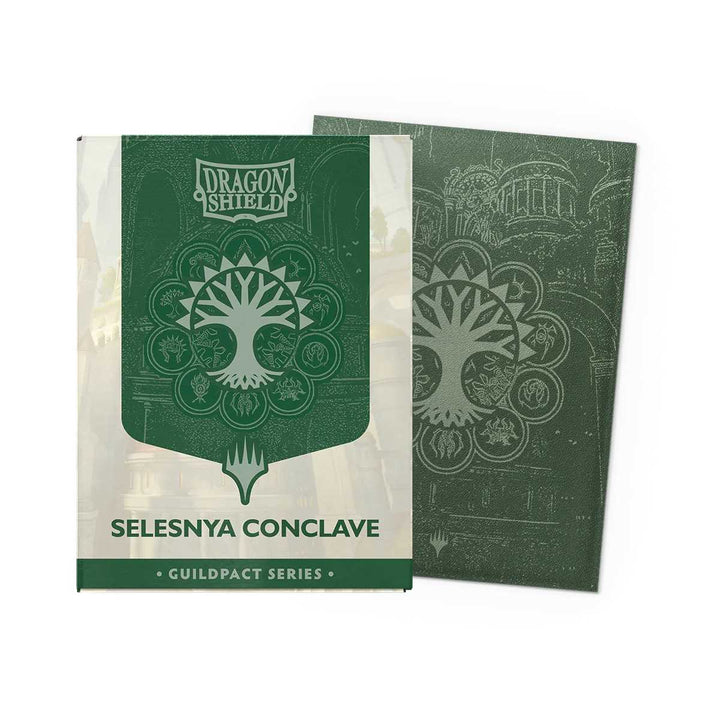 Art Sleeves: Dragon Shield - Dual Matte – Guildpact Series - Selesnya Conclave