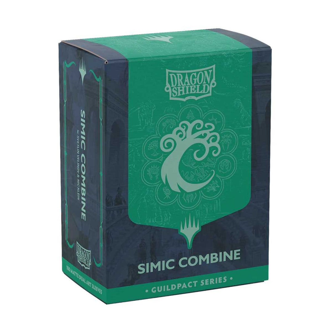 Art Sleeves: Dragon Shield - Dual Matte – Guildpact Series - Simic Combine