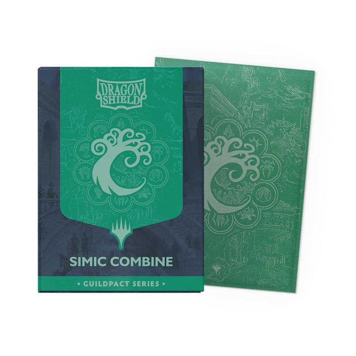 Art Sleeves: Dragon Shield - Dual Matte – Guildpact Series - Simic Combine