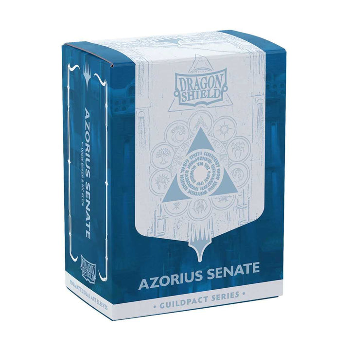 Art Sleeves: Dragon Shield - Dual Matte – Guildpact Series - Azorius Senate