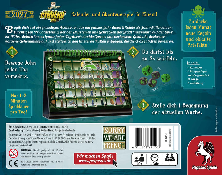 365 Abenteuer: Cthulhu 1927 (DE)