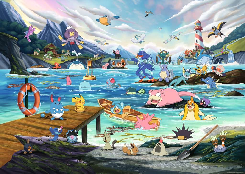 Puzzle: Pokémon - Vaporeon and the Gentle Waters