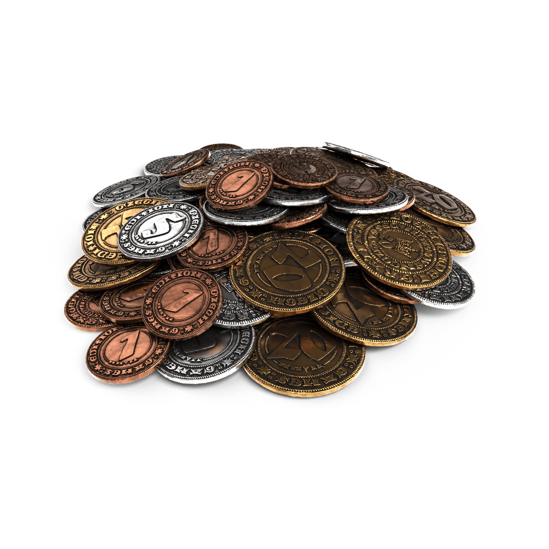 Coins: Kingdom Come - Deliverance - Board Game - Metal