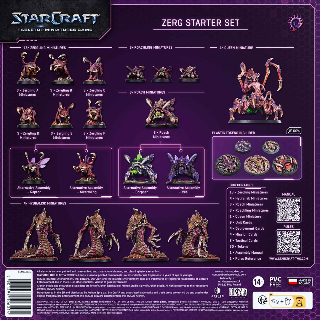 Starcraft: Miniatures Game - Zerg Starter Set (EN)