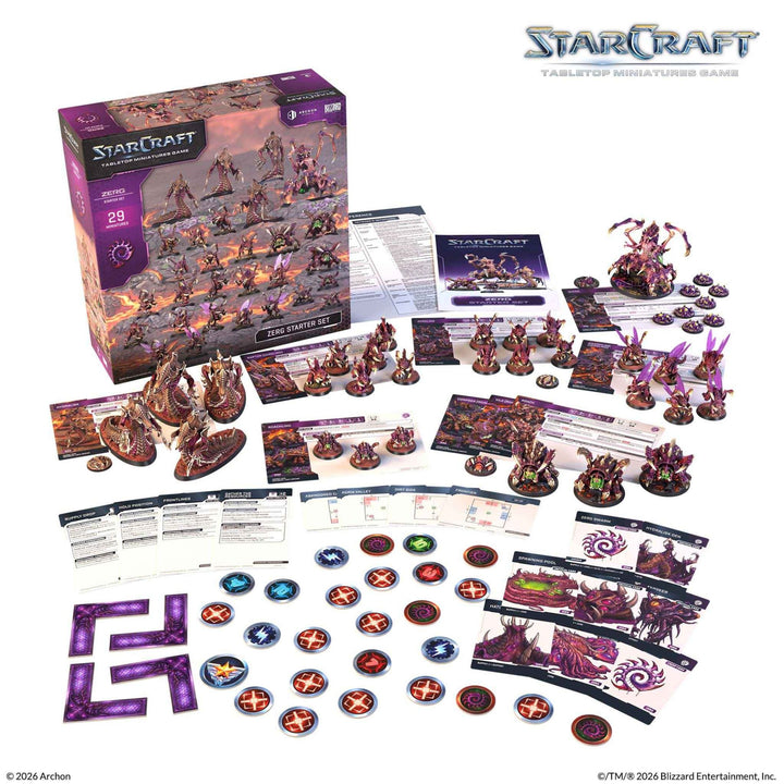Starcraft: Miniatures Game - Zerg Starter Set (EN)