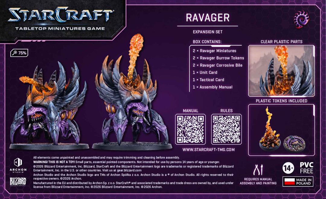 Starcraft: Miniatures Game - Ravager - Zerg - Expansion Set (EN)