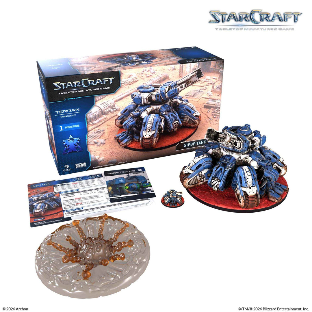 Starcraft: Miniatures Game - Siege Tank - Terran - Expansion Set (EN)
