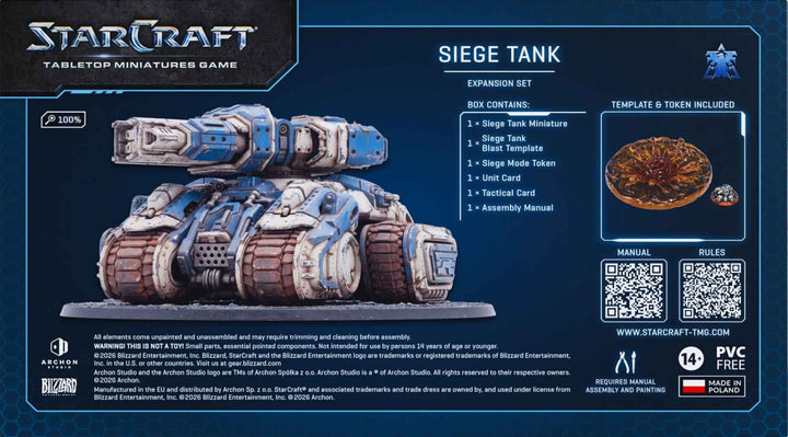 Starcraft: Miniatures Game - Siege Tank - Terran - Expansion Set (EN)