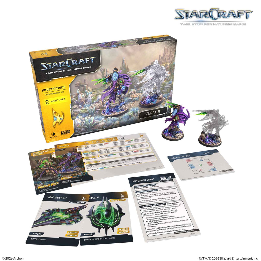 Starcraft: Miniatures Game - Zeratul - Protoss - Hero Expansion Set (EN)