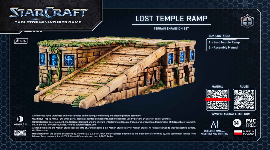 Starcraft: Miniatures Game - Lost Temple Ramp - Terrain Expansion Set (EN)