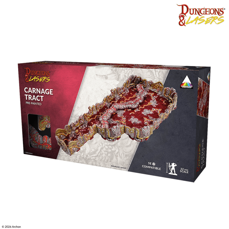 Terrain: Dungeons & Lasers - Carnage Tract - Pre-painted - PrismaCast - Terrain Set (EN)