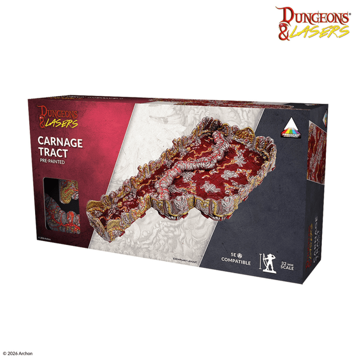 Terrain: Dungeons & Lasers - Carnage Tract - Pre-painted - PrismaCast - Terrain Set (EN)