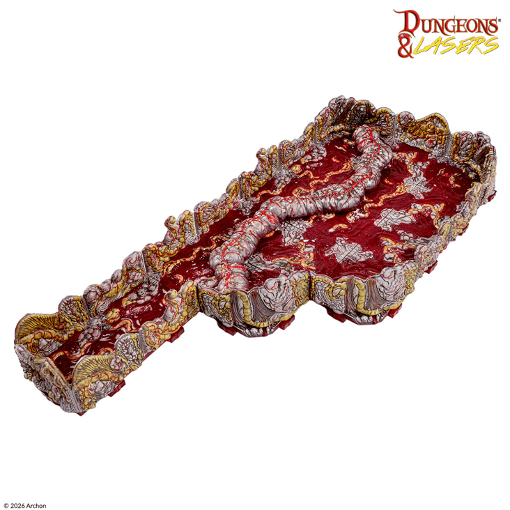 Terrain: Dungeons & Lasers - Carnage Tract - Pre-painted - PrismaCast - Terrain Set (EN)