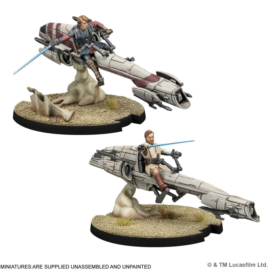 Star Wars: Legion - Jedi General on BARC Speeder (EN/DE/FR/ES)
