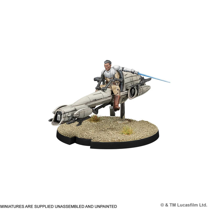 Star Wars: Legion - Jedi General on BARC Speeder (EN/DE/FR/ES)