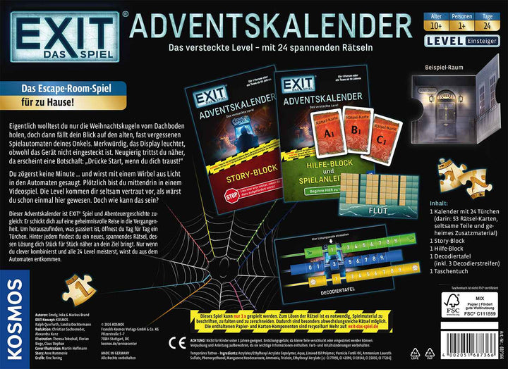 Advent Calendar: Exit - Das Spiel - Adventskalender 2026 (DE)