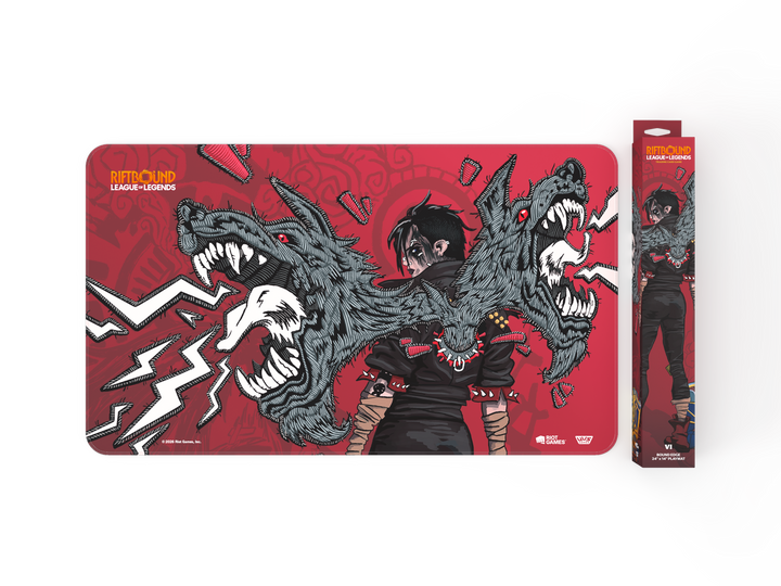Playmat: Riftbound - League of Legends - Unleashed - Vi - Piltover Enforcer