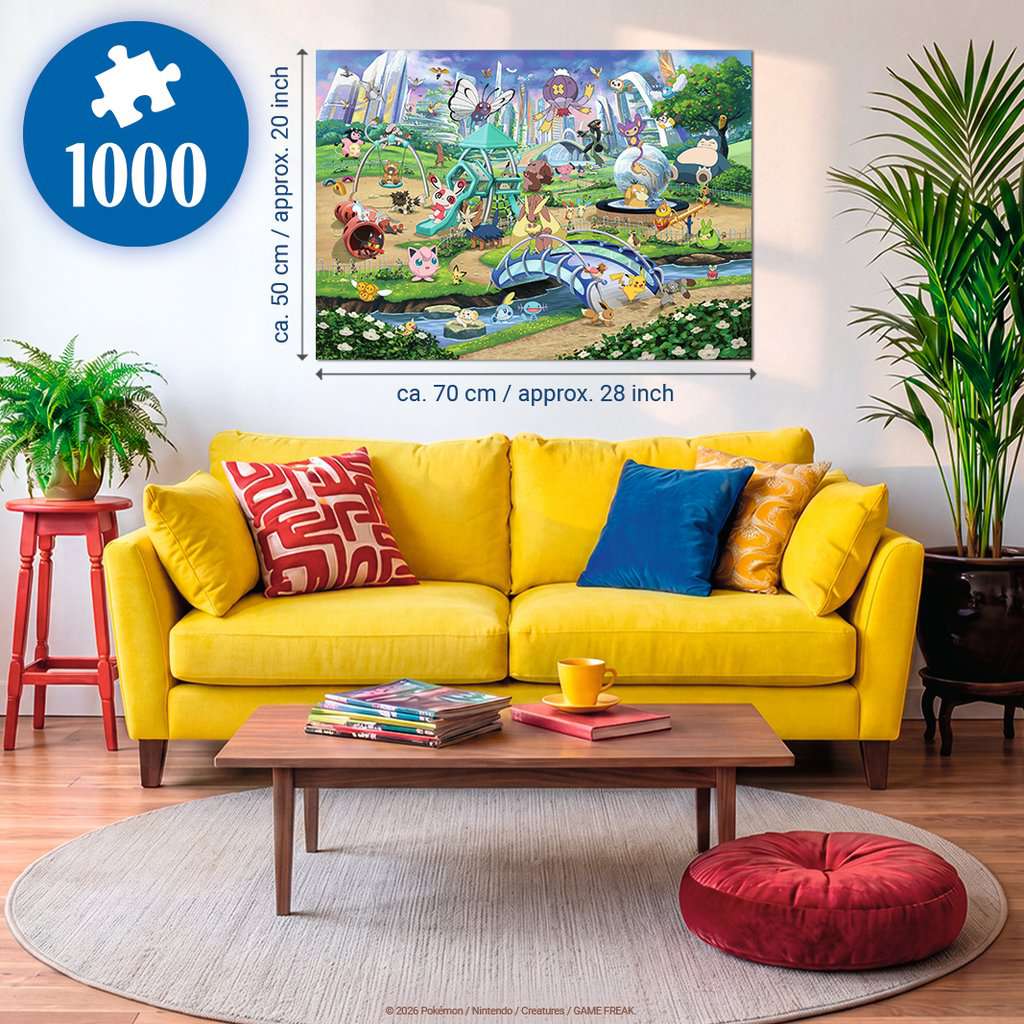 Puzzle: Pokémon - Evoli im Park (1000)