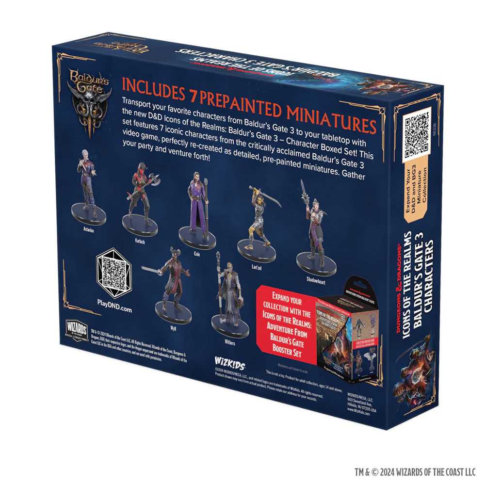 Upgrade: Dungeons & Dragons - Character Boxed Set - Baldur's Gate 3 - Icons of the Realms