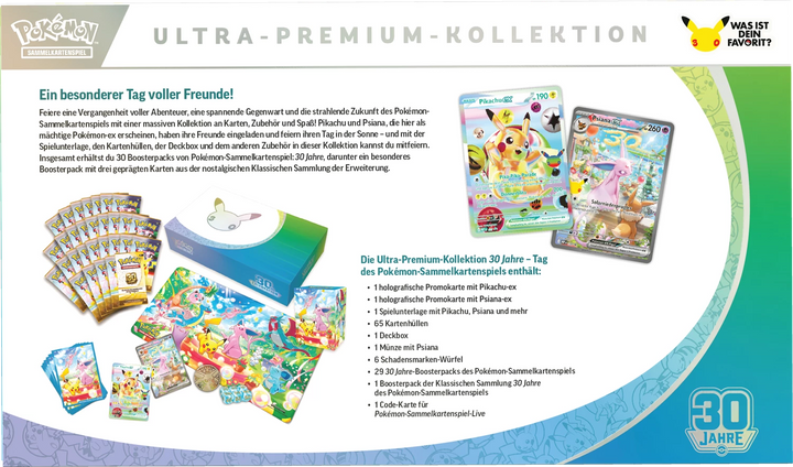 Pokémon TCG: 30 Jahre - Ultra Premium Collection - Tag (DE)