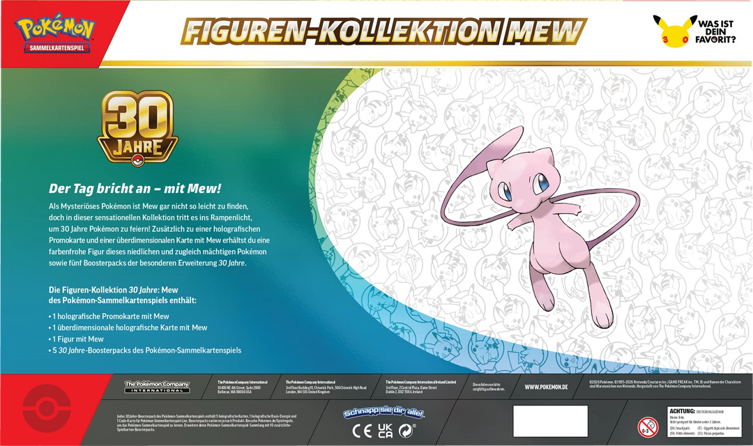 Pokémon TCG: 30 Jahre - Figure Collection - Mew (DE)
