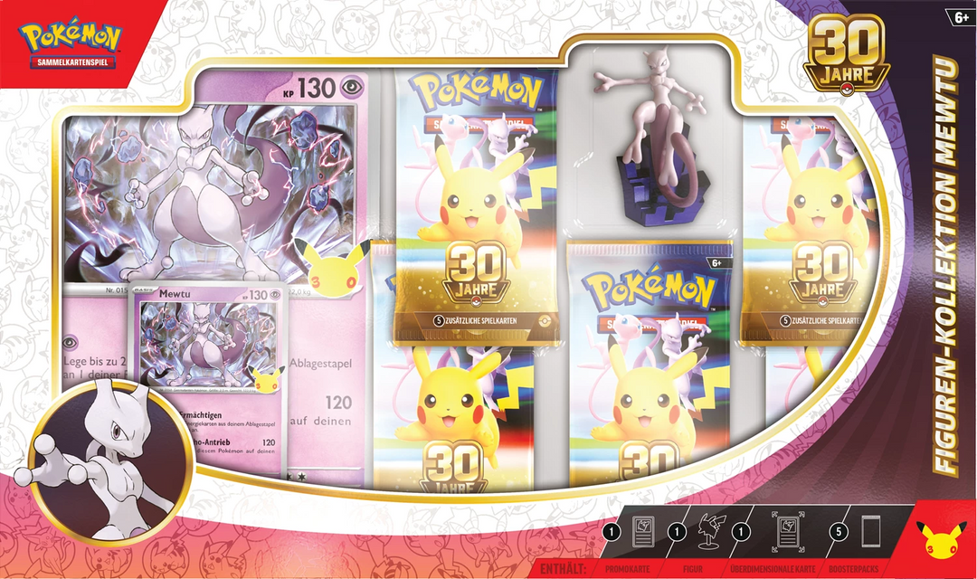 Pokémon TCG: 30 Jahre - Figure Collection - Mewtu (DE)