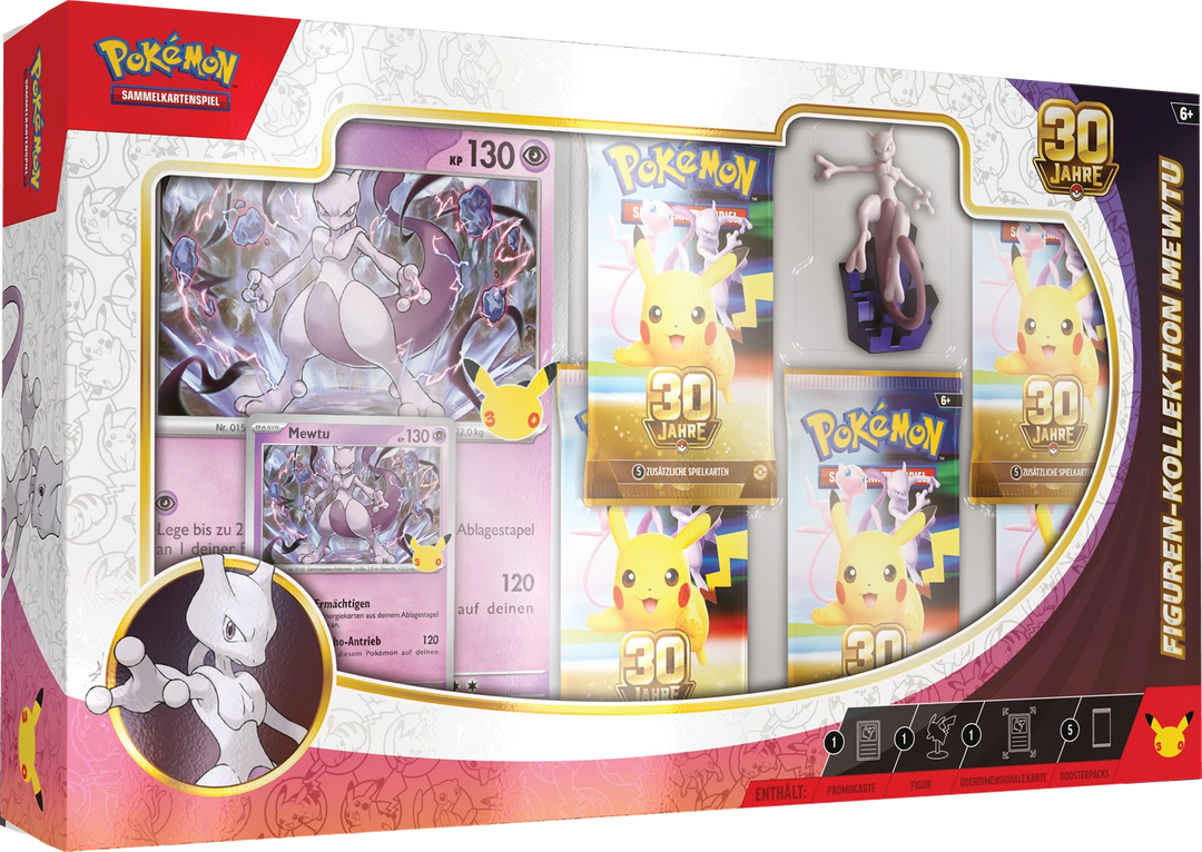 Pokémon TCG: 30 Jahre - Figure Collection - Mewtu (DE)