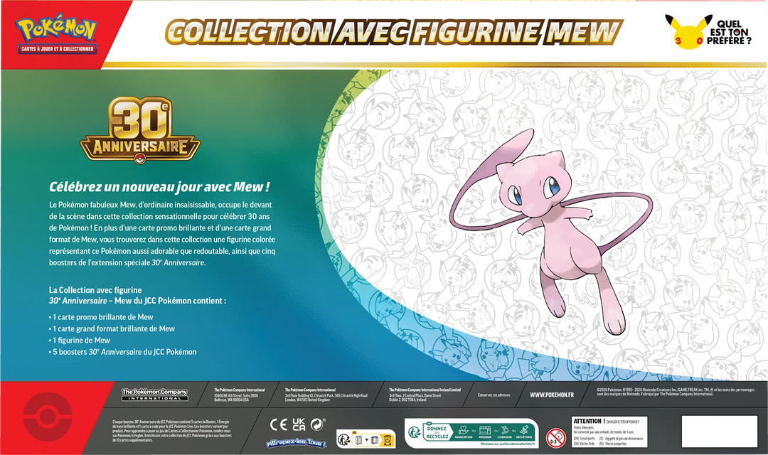 Pokémon TCG: 30e Anniversaire - Figure Collection - Mew (FR)