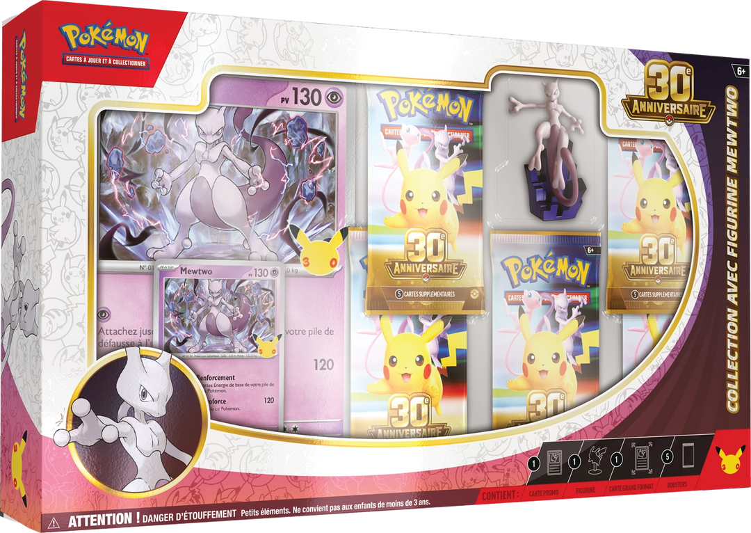 Pokémon TCG: 30e Anniversaire - Figure Collection - Mewtwo (FR)