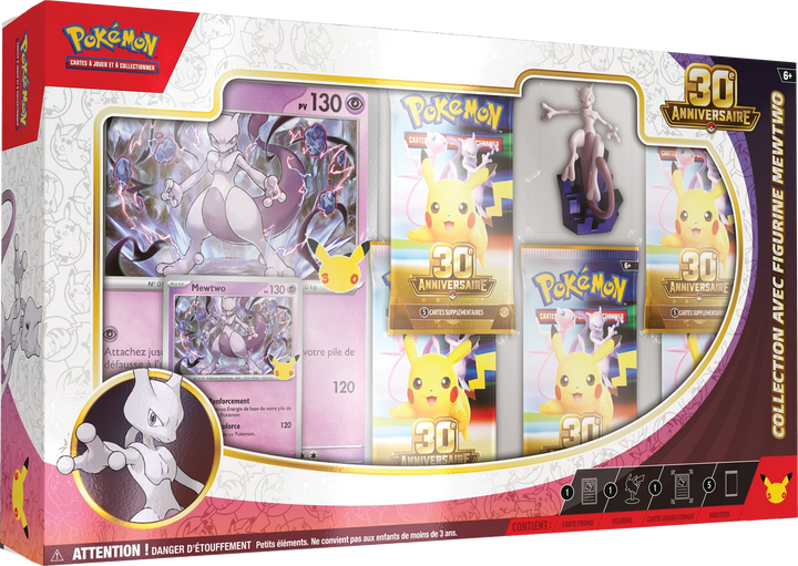 Pokémon TCG: 30e Anniversaire - Figure Collection - Mewtwo (FR)